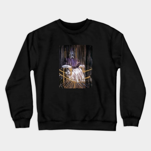 Study after Velázquez's Portrait of Pope Innocent X by Francis Bacon Crewneck Sweatshirt by GrampaTony